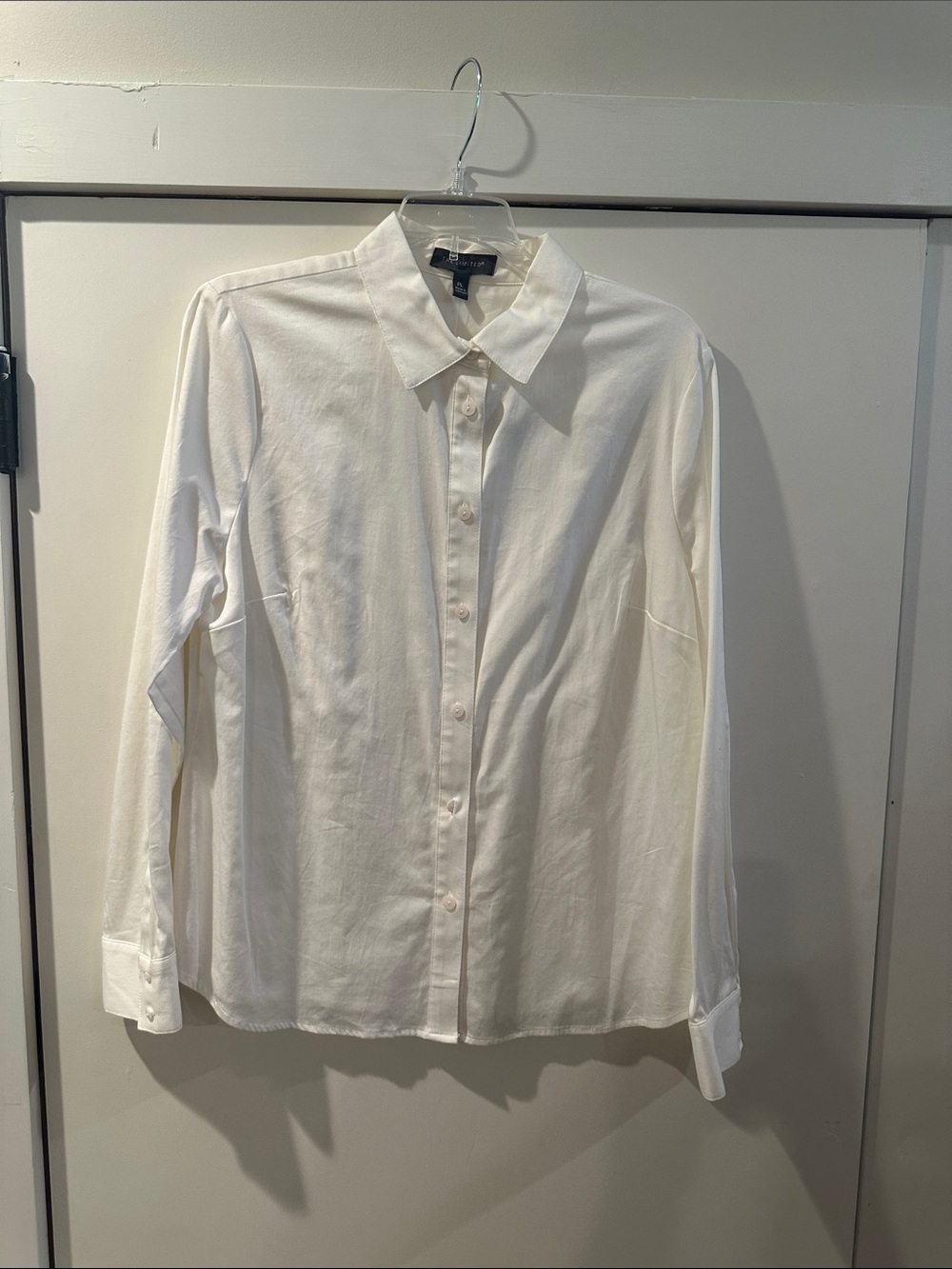 The Limited White Men's Dress Shirt - Classic Button-Down